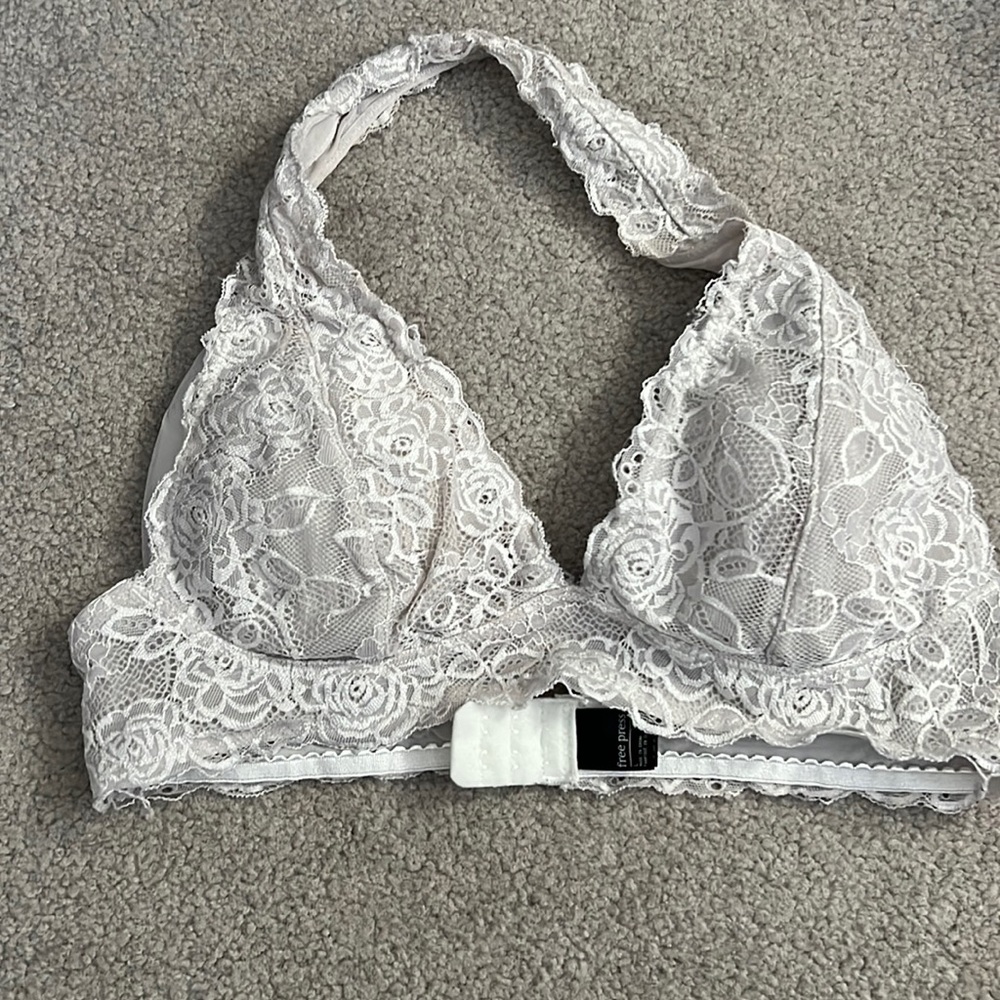 free press Lacy Halter Bralette